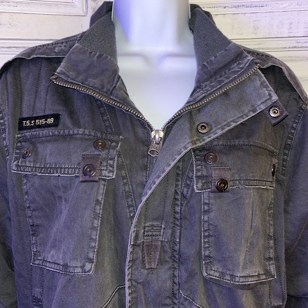 Triple Five Soul Gray Utility Jacket